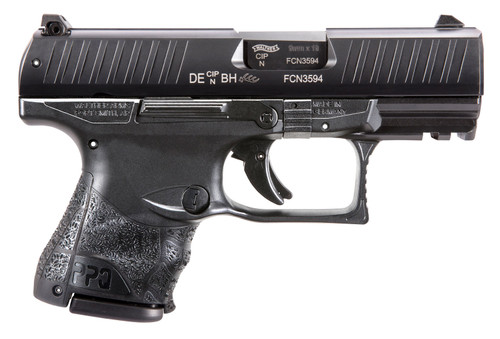 Walther Arms 2829789 PPQ M2 Subcompact 9mm Luger Single 3.50 10+1 Black Interchangeable Backstrap Grip Black Slide