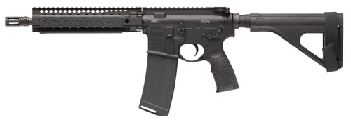 Daniel Defense 08822179 DDM4 AR Pistol AR Pistol Semi-Automatic 300 AAC Blackout/Whisper (7.62x35mm) 10.3 32+1 Polymer Black Hardcoat Anodized/Black Phosphate