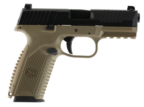 FN 66100358 FN 509 Double 9mm Luger 4 10+1 Flat Dark Earth Interchangeable Backstrap Grip Black Stainless Steel
