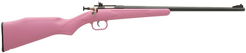 Crickett 220 Crickett Bolt 22 Long Rifle 16.12 Pink Synthetic Stk Blued