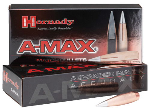 Hornady 8150 A-Max 6.5mm Grendel AMAX 123 GR 20Box/10Case