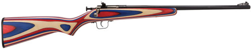 Crickett 253 Crickett Bolt 22 Long Rifle 16.12 Red White & Blue Laminate w/PG