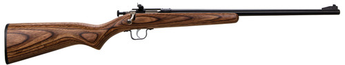 Crickett 255 Crickett Bolt 22 Long Rifle 16.12 Brown Laminate Blued