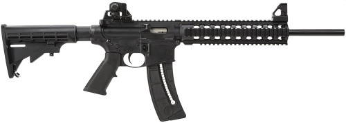 S&W 811030 M&P15-22 Standard SA 22LR 16 25+1 6-Pos Stk Black