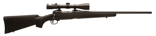 Savage 19686 11/111 Trophy Hunter XP with Nikon Scope Bolt 300 WSM 24 2+1 Black Fixed Synthetic Stock Black Carbon Steel Receiver