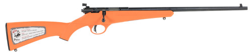 Savage 13810 Rascal Youth Bolt 22 LR 16.10 1 Orange Fixed Synthetic Stock Blued Carbon Steel Receiver