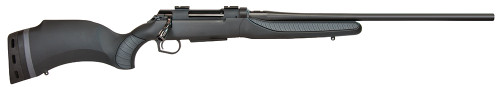 T/C Arms 10278400 Dimension  Bolt 22-250 Remington 22 3+1 Black Fixed w/Gray Grip Panels Synthetic Stock Black Steel Receiver