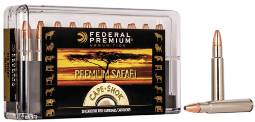 Federal P416SA Premium Safari Cape-Shok 416 Rigby 400 GR Swift A-Frame (SWFR) 20 Bx/ 10 Cs