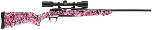 Browning 035327211 X-Bolt Micro Bolt 243 Win 20 4+1 BuckThorn Pink Stk Blued
