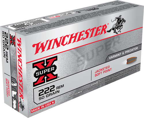 Winchester Ammo X223R Super-X  223 Remington 55 GR Pointed Soft Point (PSP) 20 Bx/ 10 Cs