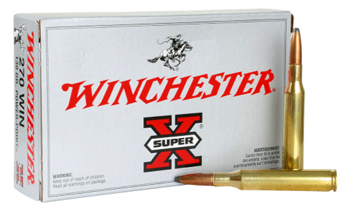 Winchester Ammo X2705 Super-X  270 Winchester 130 GR Power-Point (PP) 20 Bx/ 10 Cs