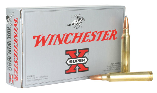 Winchester Ammo X30WM2 Super-X  300 Win Mag 180 GR Power-Point (PP) 20 Bx/ 10 Cs