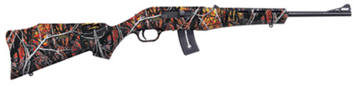 Blaze .22 Long Rifle 16.5 Inch Barrel Blue Finish Adjustable Sights Wildfire Camouflage Synthetic Stock 10 Round