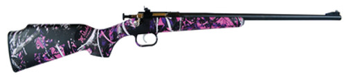 Model 160 Youth With Lock .22 Long Rifle 16.125 Inch Barrel Blue Finish Pink Camouflage Synthetic Stock