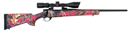 Howa Youth Lightweight Camo Package .243 Winchester 20 Inch Blued Barrel Synthetic Stock Foxy Woods Camouflage Finish With Nighteater 9-3x42mm Riflescope 5 Round