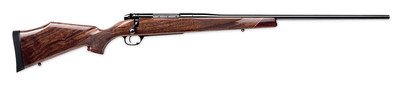 Mark V Deluxe .270 Weatherby Magnum 26 Inch Barrel High Luster Blue Finish Fancy Grade Walnut Monte Carlo Stock 3 Round