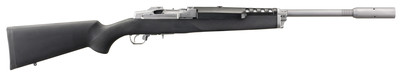 K-Mini 14 Target Rifle .223 Remington 22 Inch Stainless Steel Barrel Matte Finish Synthetic Hogue OverMolded Stock Black Finish 5 Round