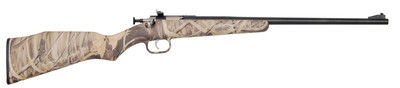 Model 162 Youth Rifle With Lock .22 Long Rifle 16.125 Inch Barrel Blue Finish Mossy Oak Duck Blind Stock