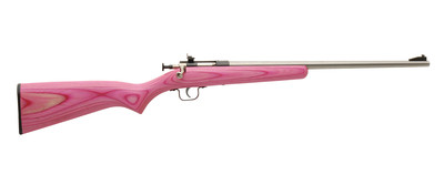 Model 226 Youth With Lock .22 Long Rifle 16.125 Inch Barrel Stainless Steel Finish Pink Laminated Stock