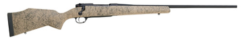 Mark V Ultra Lightweight Magnum .257 Weatherby Magnum 26 Inch Fluted Barrel Blackened Stainless Steel Finish Bell & Carlson Composite Stock Brown with Spiderwebbing 3 Round