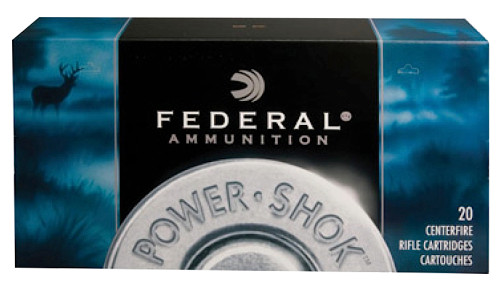 Federal 7RA Power-Shok Rifle 7mm Rem Mag 150 GR Jacketed Soft Point (JSP) 20 Bx/ 10 Cs