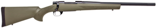 Howa M1500 Compact Varminter .308 Winchester 20 Inch Heavy Fluted Barrel Blue Finish OD Green Hogue Stock 5 Rounds