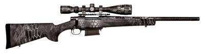 Kryptek Full Dip Rifle Package .223 Remington 20 Inch Heavy Barrel 4-16x44mm Nikko Stirling Scope Typhon Camouflage 5 Round