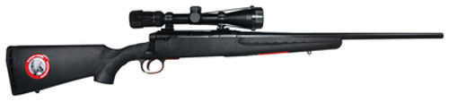 AxisII XP 7mm-08 Remington 22 Inch Barrel Matte Blue Finish Black Synthetic Stock 4 Rounds Includes 3-9x40mm Kaspa Riflescope