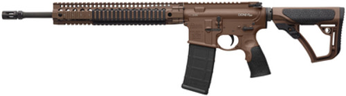 DDM4 v5 Carbine 5.56mm NATO 16 Inch Government Profile CMV Barrel Six-Position Stock Mil Spec+ Cerakote Flat Dark Earth Finish 30 Round