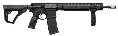 Daniel Defense 02049047 DDM4 V5S Semi-Automatic 223 Remington/5.56 NATO 14.5 30+1 6-Position Black Stk Black Hard Coat Anodized/Black Phosphate