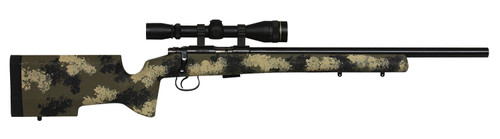 CZ 02256 CZ 455 Varmint Trainer Bolt 22 Long Rifle 24 5+1 Synthetic Camo Stk