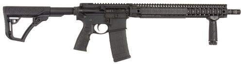 Daniel Defense 14515175055 DDM4 V9 *CA Compliant Semi-Automatic 5.56 NATO 16 10+1 Black 6 Position w/SoftTouch Overmodling Stock Black Hardcoat Anodized Aluminum Receiver