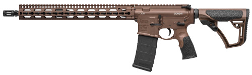 Daniel Defense 15100257047 DDM4 V11 Semi-Automatic 223 Rem/5.56 NATO 16 30+1 Mil-Spec Brown 6 Position w/SoftTouch Overmolding Stock Mil-Spec Brown Anodized Aluminum Receiver