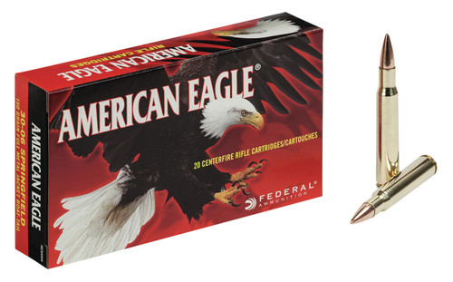 Federal AE3006N American Eagle  30-06 Springfield 150 GR FMJBT 20 Bx/ 25 Cs
