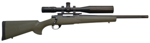 Hogue/TargetMaster Combo .223 Remington 20 Inch Heavy Fluted Barrel Blue Finish Green Hogue Stock 5 Rounds With 4-16x44mm Target Master Riflescope Illuminated Mil-Dot Reticle and Rings