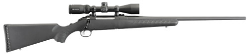 Ruger 16931 American with Vortex Crossfire II 243 Win 22 4+1 Fixed Stock Matte Black