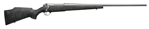 Weatherby MWMS7MMWR6O Mark V Weathermark Bolt 7mm Weatherby Mag 26 3+1 Black w/Gray Webbing Fixed Monte Carlo w/Aluminum Bedding Synthetic Stock Gray Cerakote Stainless Steel Receiver