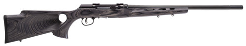 Savage 47005 A17 Target Thumbhole Semi-Automatic 17 HMR 22 10+1 Laminate Gray Stk Black