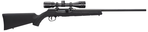 Savage 47011 A17 XP with Bushnell Scope Semi-Automatic 17 HMR 22 10+1 Black Fixed Synthetic Stock Black Carbon Steel Receiver