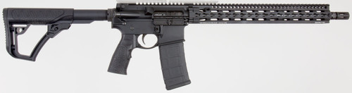 Daniel Defense 15120026055 DDM4 V11 *CA Compliant Semi-Automatic 223 Rem/5.56 NATO 16 10+1 Black 6 Position w/SoftTouch Overmodling Stock Black Hard Coat Anodized Aluminum Receiver