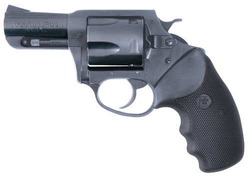 Charter Arms 14420 Bulldog Standard 44 S&W Special 2.50 5 Round Blued Black Rubber Grip