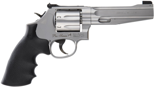 Smith & Wesson 178038 686 Plus Performance Center Pro Single/Double 357 Magnum 5 7 rd Black Synthetic Grip Stainless
