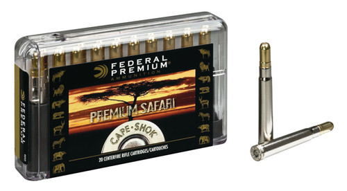 Federal P458T1 Premium Safari Cape-Shok 458 Win Mag 400 GR Trophy Bonded Bear Claw (TBBC) 20 Bx/ 10 Cs