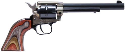 Heritage Mfg RR22MCH6 Rough Rider Small Bore 22 LR 6.50 6 Round Camo Laminate Grip Black