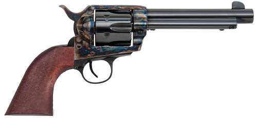 Traditions SAT73003 1873 Single Action Revolver  45 Colt (LC) 6 Round 5.50 Blued Walnut Grip
