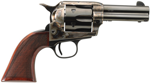 Taylors and Company 4201DE 1873 Runnin Iron Deluxe 45 Colt (LC) 6 Round 3.50 Blued Walnut Grip