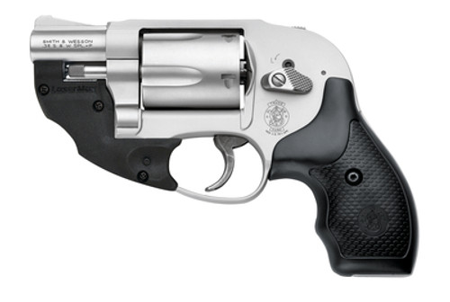 Model 638 LaserMax .38 Smith & Wesson Special +P 1.875 Inch Barrel LaserMax Centerfire Red Laser Matte Stainless Finish 5 Round