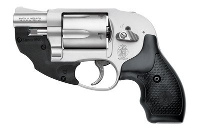 Model 638 LaserMax .38 Smith & Wesson Special +P 1.875 Inch Barrel LaserMax Centerfire Red Laser Matte Stainless Finish 5 Round