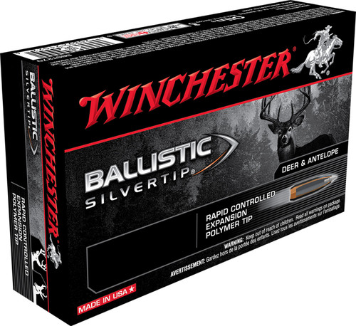 Winchester Ammo SBST2506 Ballistic Silvertip  25-06 Remington 115 GR Polymer Tip 20 Bx/ 10 Cs