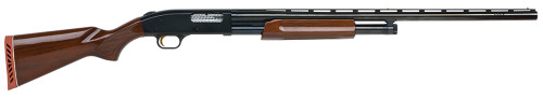 Mossberg 50126 500 Pump 12 ga 28 3 Walnut Blue High Gloss Finish